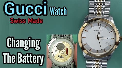 how to replace women gucci 7800s watch battery|gucci 371 battery replacement.